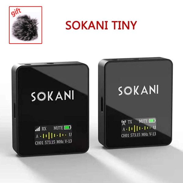 sokani tiny lavalier for dslr camera smartphone mini microphone system vs rode wireless go uhf lapel lav video mic microphones